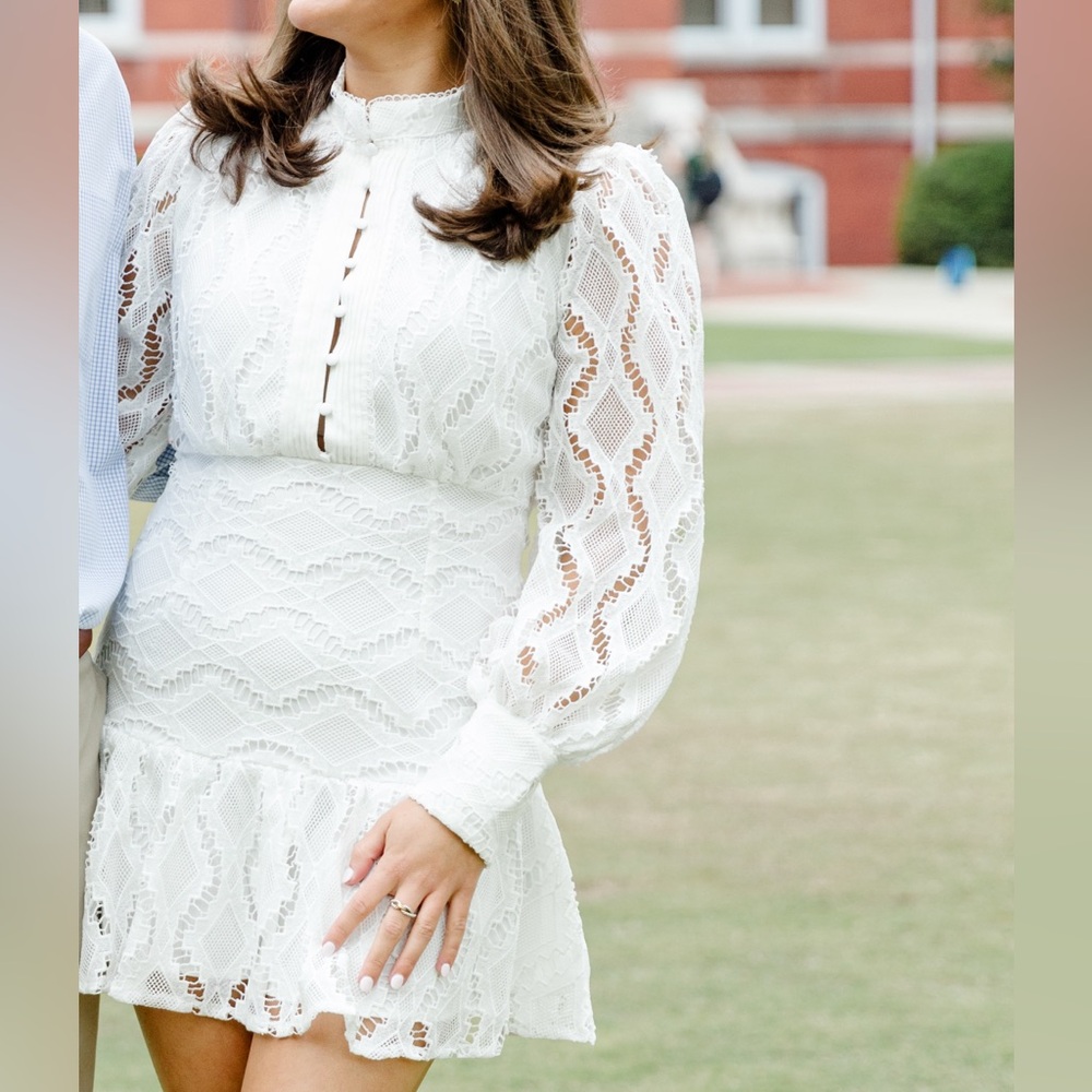 Bardot Remy Mini Dress in Ivory